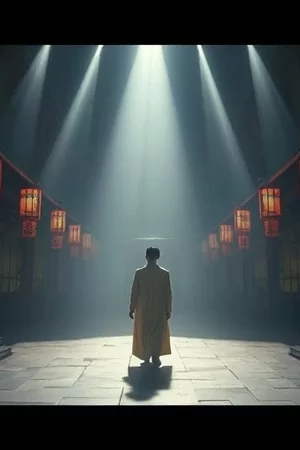 《替身档案》封面,档案柜与一束冷白顶光