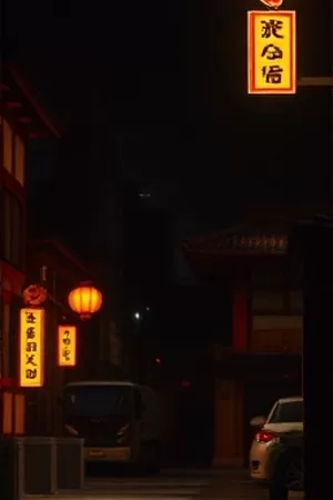 《落雪的信号》封面，雪夜中的信号塔与红色指示灯